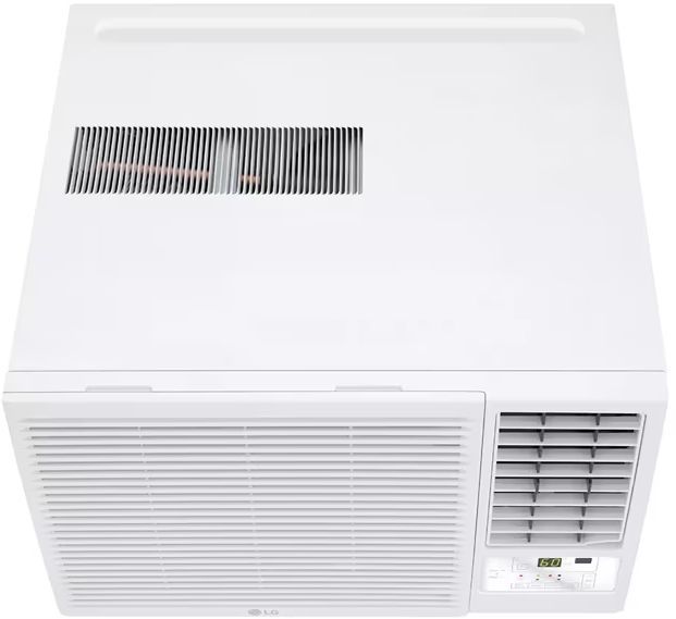 LG 12,200 BTU's White Window Mount Air Conditioner with 11,200 BTU's Heating-4