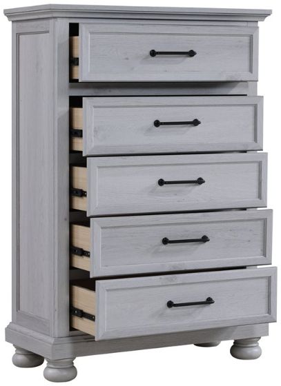 Emerald Home Larchmont Oyster Shell Chest-2