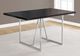 Monarch Specialties Inc. Espresso Dining Table with Chrome Base-1