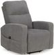 Signature Design by Ashley® Starganza Gray Power Lift Recliner-0