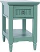 Jofran Inc. Westport Fern Green Leg Chairside Table-0
