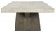 Classic Home Durant Antique White Coffee Table with Distressed Gray Base-3