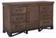 International Furniture Direct Walnut Brown Dresser-0
