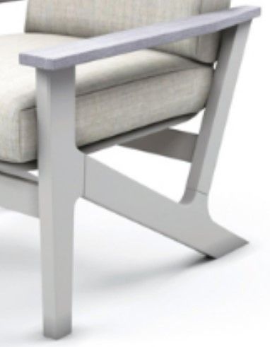 Telescope Casual Wexler Cushion Chat Height Arm Chair with Rustic Arms-1