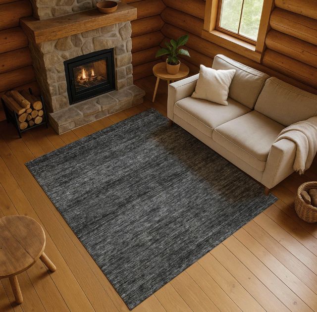 Dalyn™ Rug Company Soft Essentials SE1 Charcoal 5'x8' Area Rug-1