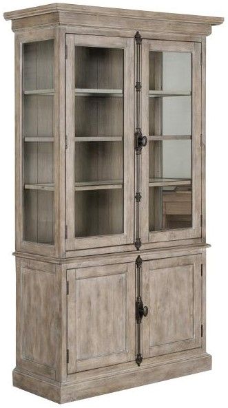 Magnussen Home® Tinley Park Dove Tail Gray Dining Cabinet-0
