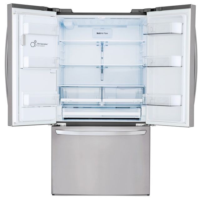 LG 36 in. 27.7 Cu. Ft. PrintProof™ Stainless Steel French Door Refrigerator-3