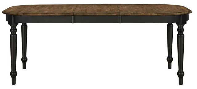 Liberty Furniture Carolina Crossing Antique Honey Dining Table with Black Base-2