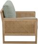 KUKAHOME Pacifica Brown/Lila Moss Accent Chair-2