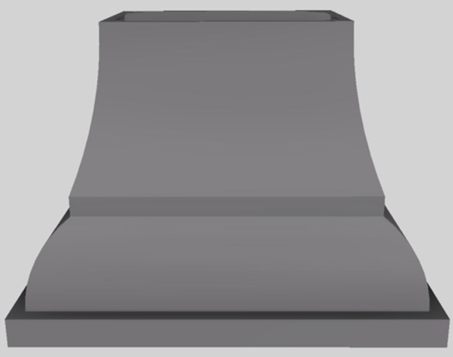 Vent-A-Hood® Designer Series 42" Gunsmoke Island Range Hood-0