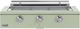 Caliber™ Rockwell Social 3-Burner Sage Built-In Natural Gas Grill with Chrome Hardware-0