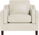 Aurora Furniture Bella Vanilla Stationary Arm Chair-0
