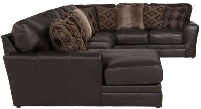 Jackson Furniture Denali 3-Piece Chocolate Left-Arm Facing Sectional and Chaise-3