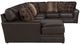 Jackson Furniture Denali 3-Piece Chocolate Left-Arm Facing Sectional and Chaise-3