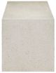 Currey & Company Carson Ivory Terrazzo Bench-2