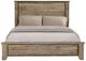 International Furniture Direct Teak Ivory Eastern King Panel Bed-0