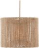 Currey & Company Mereworth Beige/Natural Chandelier-3