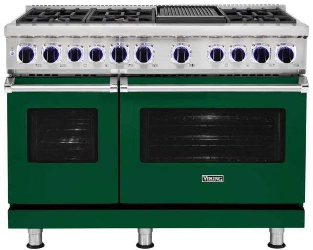 Viking® 7 Series 48" Ivy Pro Style Dual Fuel Range-0