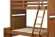 Legacy Kids Teen Fletcher Warm Amber Twin/Full Youth Bunk Bed-1