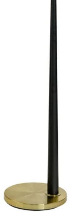 StyleCraft Chrome/English Gold/Iron Floor Lamp-2