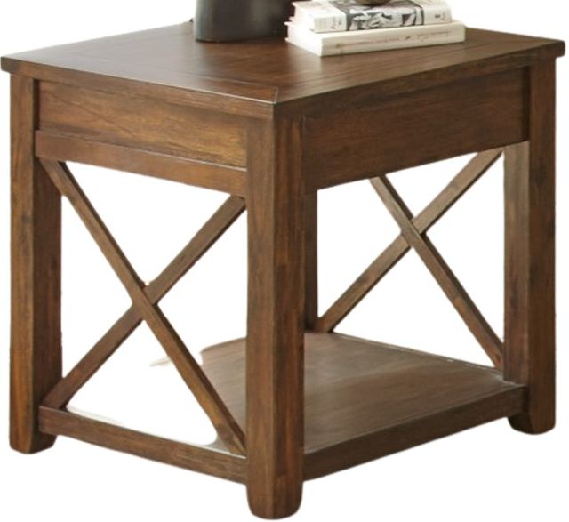 Steve Silver Co. Lenka Mocha Oak End Table-0