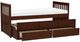 Homelegance® Rowe Dark Cherry Twin Over Twin Trundle Bed-3