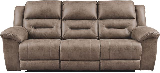 Signature Design by Ashley® Stoneland 3-Piece Fossil Living Room Set with Reclining Sofa-1