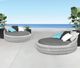 CabanaCoast® Customizable Trellis Aluminum/Natural Fiber Outdoor Daybed-3