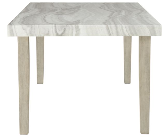 Signature Design by Ashley® Larawyn Gray Dining Table with Bisque Base-3
