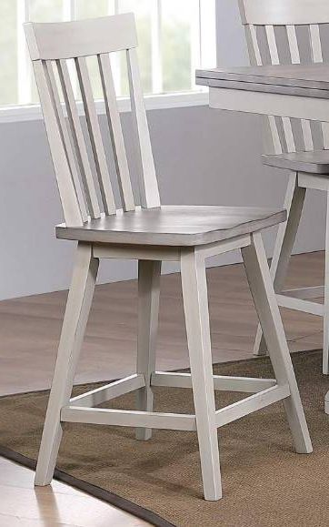 Urban Styles Furniture Montreal 6-Piece Almond/Smoke Gray Counter Height Dining Set-2
