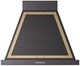 Ilve® Nostalgie II Noblesse 30" Glossy Black Wall Mounted Range Hood with Noblesse Frame-0