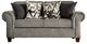 Furniture of America® Delgada Graphite Loveseat-0