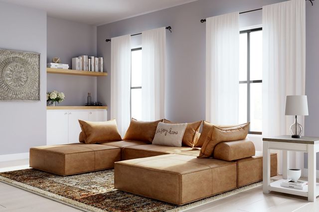 Signature Design by Ashley® Bales 5-Piece Brown Modular Seating-4