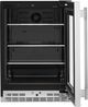 KitchenAid® 24" 5.2 Cu. Ft. PrintShield™ Stainless Finish Beverage Center with Glass Door-2