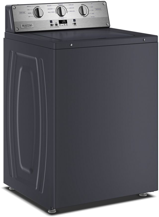 Maytag® Commercial 3.8 Cu. Ft. Midnight Steel Agitator Top Load Washer with DuraCore™ System-2