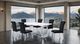 Furniture of America® Holbaek 5-Piece Silver/Black 80" Dining Table Set-1