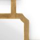 Chelsea House Jamie Merida Antiqued Gold Leaf/Clear Small Pagoda Mirror-1