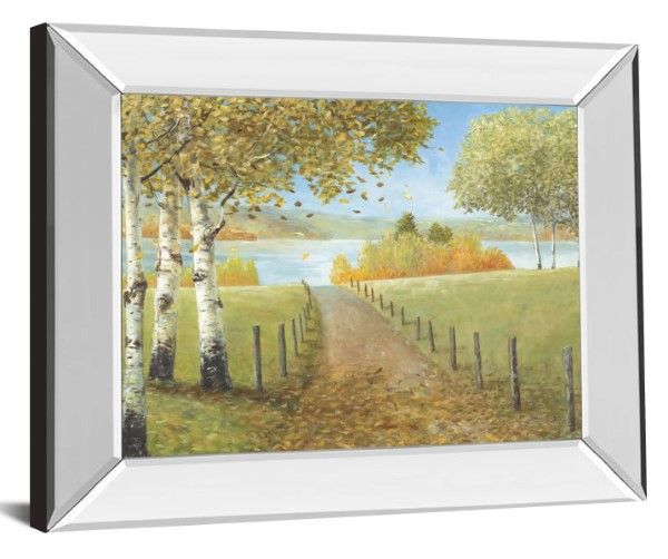 Classy Art Rural Route I by A. Fisk Mirror Framed Wall Art-1