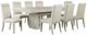 Steve Silver Co. Garland 9-Piece Eggshell/Sand Dining Table Set-1