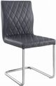 ACME Furniture Ansonia Chrome/Gray Dining Side Chair-0