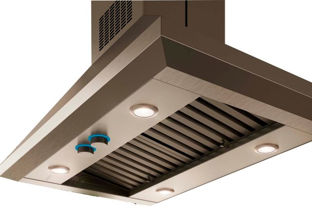 Elica Pro Series Leone Island 36" Stainless Steel Island Range Hood-1