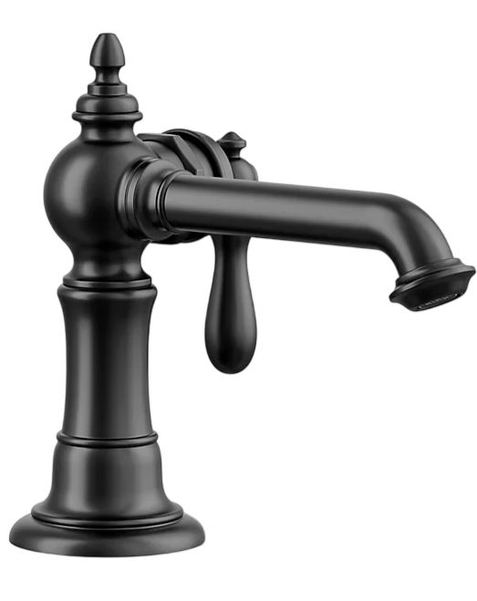 KOHLER® Artifacts® Matte Black Single-Handle Bathroom Sink Faucet-0