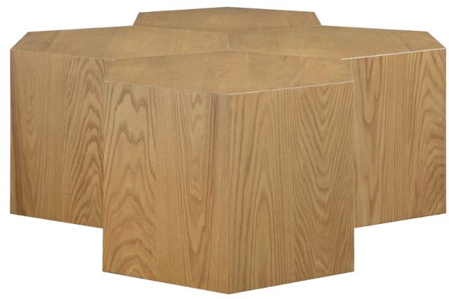 Meridian Furniture Eternal 4-Piece Natural Modular Coffee Table Set-3