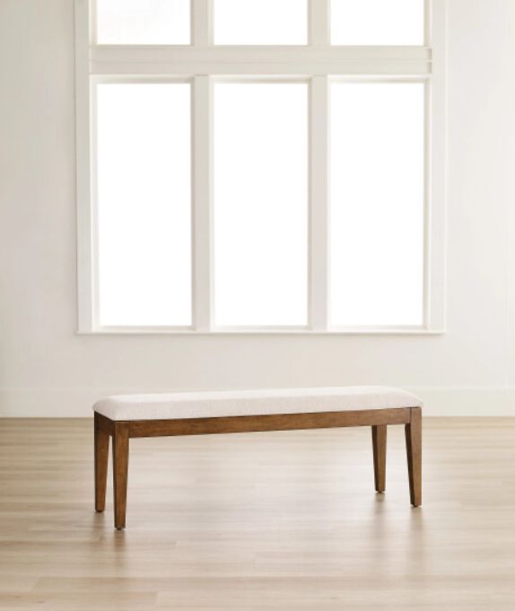 Kincaid® Kafe Latte Upholstered Dining Bench-1