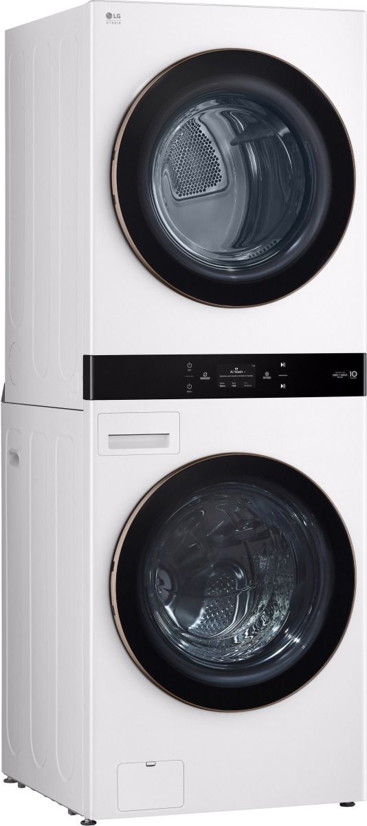 LG Studio WashTower™ Essence White Electric Laundry Center, 5.0 Cu. Ft. Washer, 7.4 Cu. Ft. Dryer-3