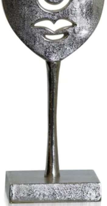 Stylecraft Nickel Plated Table Top Mask Home Decor-2