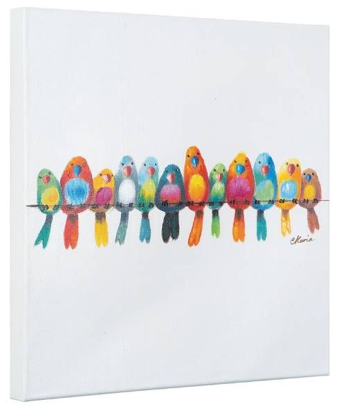 YHD Birds on a Wire III Wall Art-2