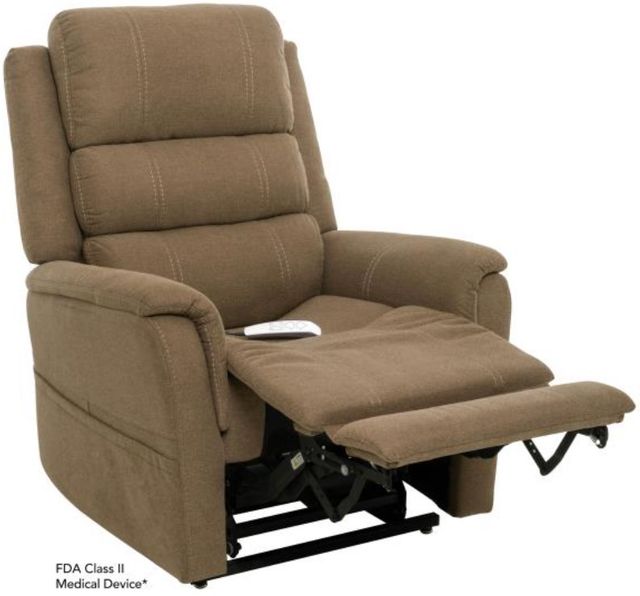 Mega Motion® iNFI Attain Merino Latte Lay-Flat Chaise Lounger-2