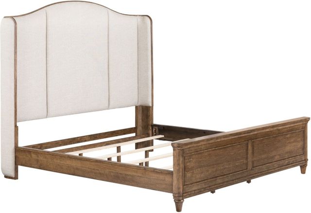 Liberty Furniture Harrison Heights 4-Piece Frosted Beige/Sienna King Bedroom Set -2