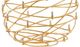 Currey & Company Franchette Contemporary Gold Leaf Orb Chandelier-1
